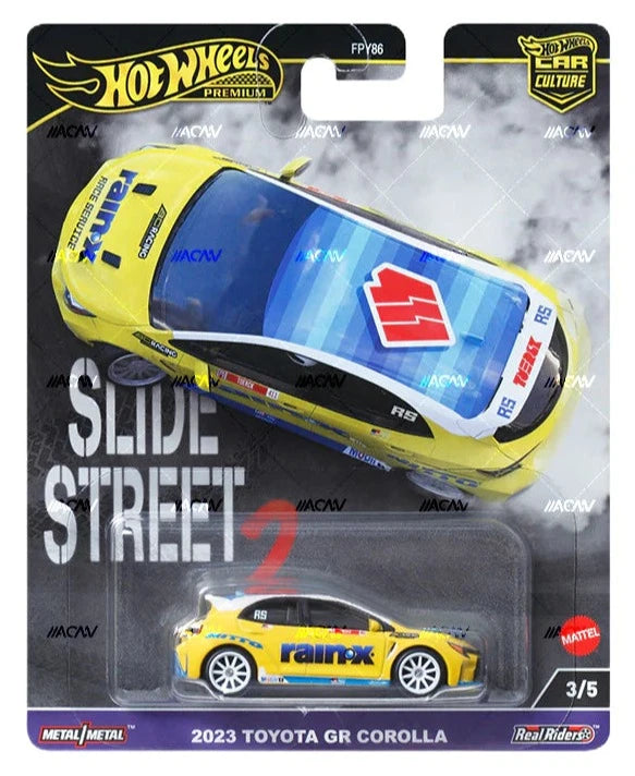 hot wheels car culture slide street ii 2023 toyota gr corolla