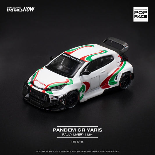 Pandem GR Yaris, Rally Livery, White/Green/Red