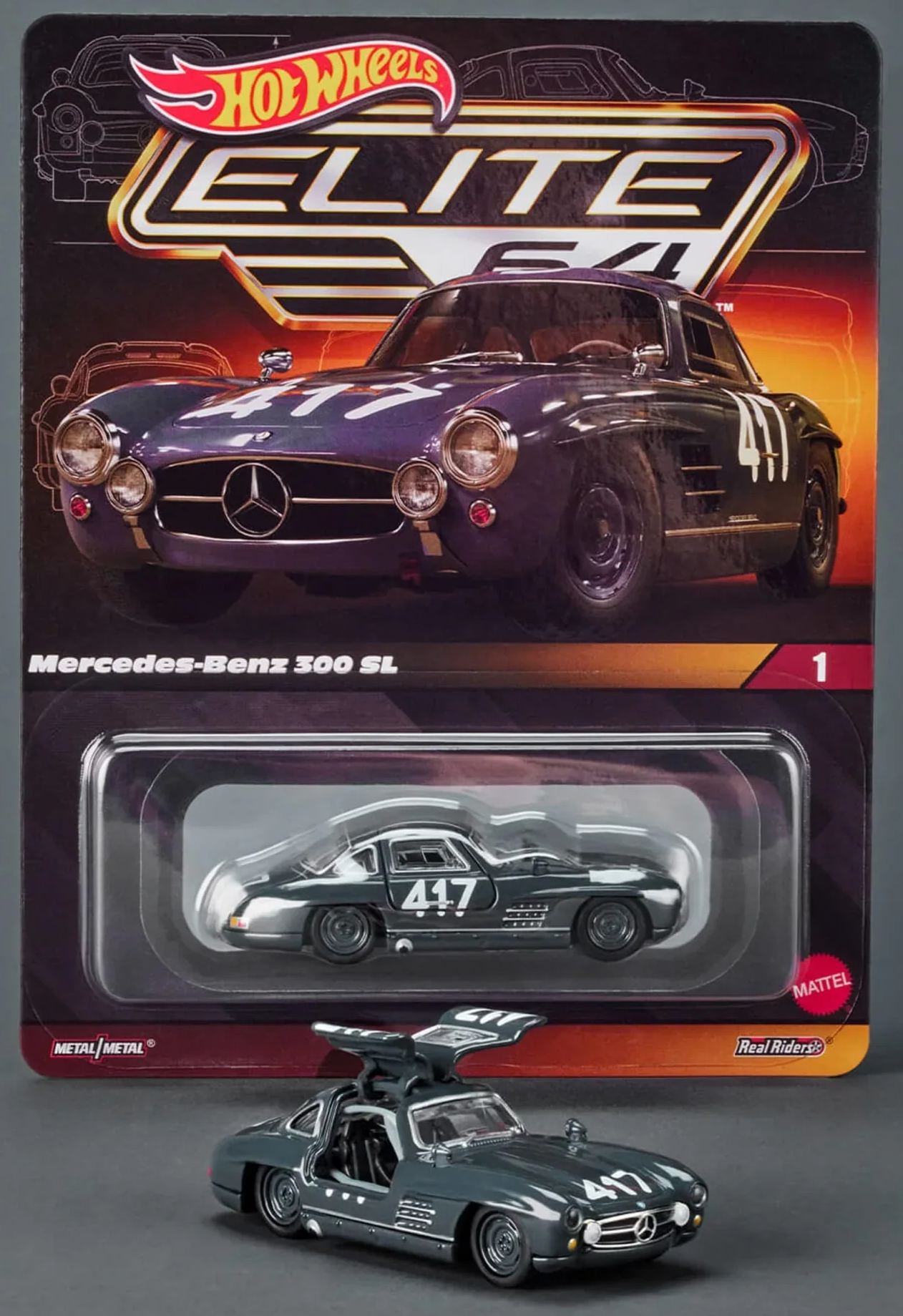 hot wheels elite64 mercedes benz 300 SL