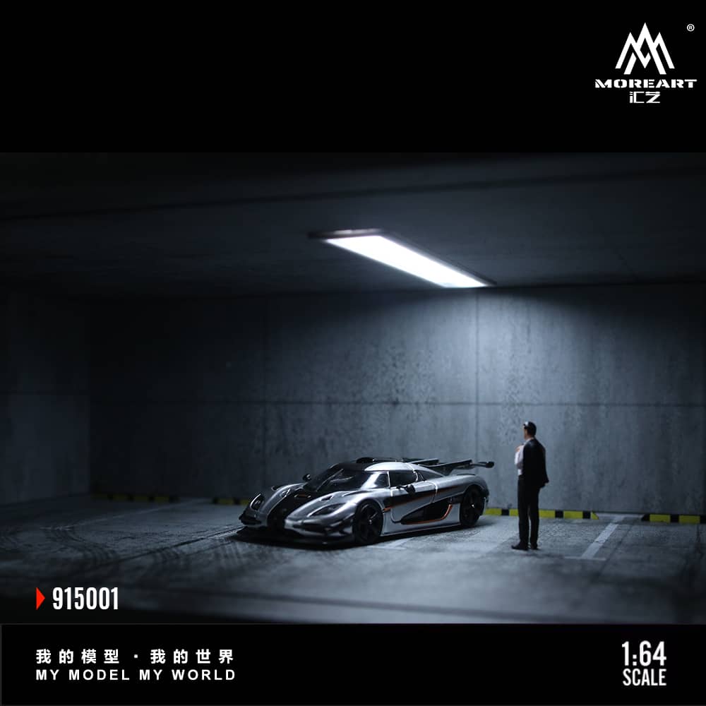  ABS Underground Parking Lot Theme with LED Light 4