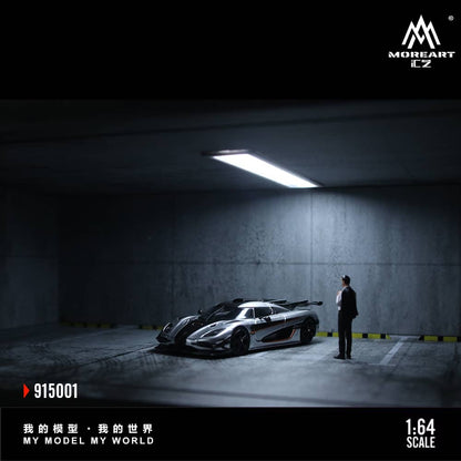  ABS Underground Parking Lot Theme with LED Light 4