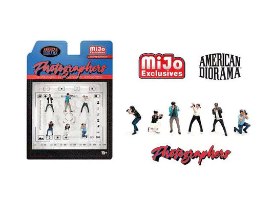 Photographers Figure set of 6 Figures