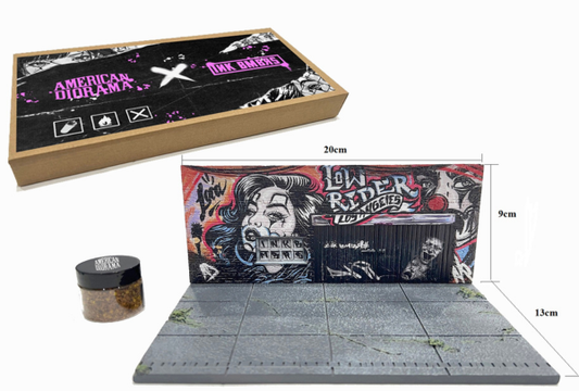 Diorama Street Art LA LowRider