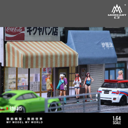 #MO936415 - Assembly Diorama Street Bakery Theme with LED Light