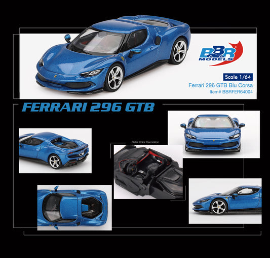 Ferrari 296 GTB Blu Corsa 2024