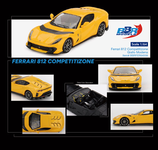 Ferrari 812 Giallo Modena Competizione 2021
