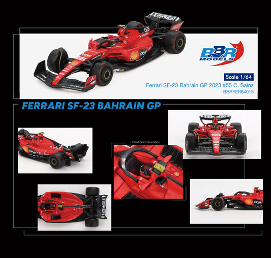 Ferrari SF23 #55 C. Sainz Bahrain GP 2023