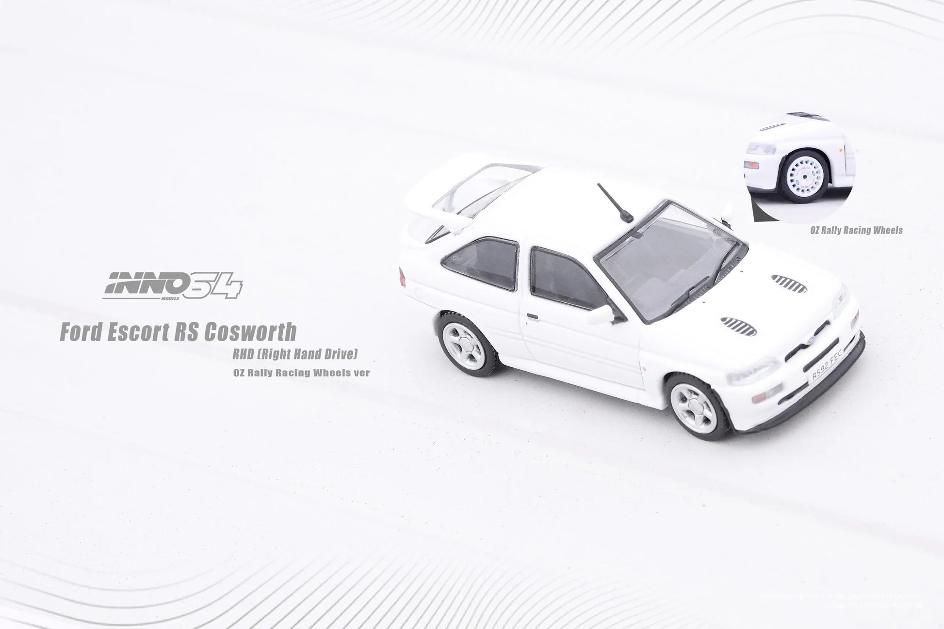 ford escort rs costworth white