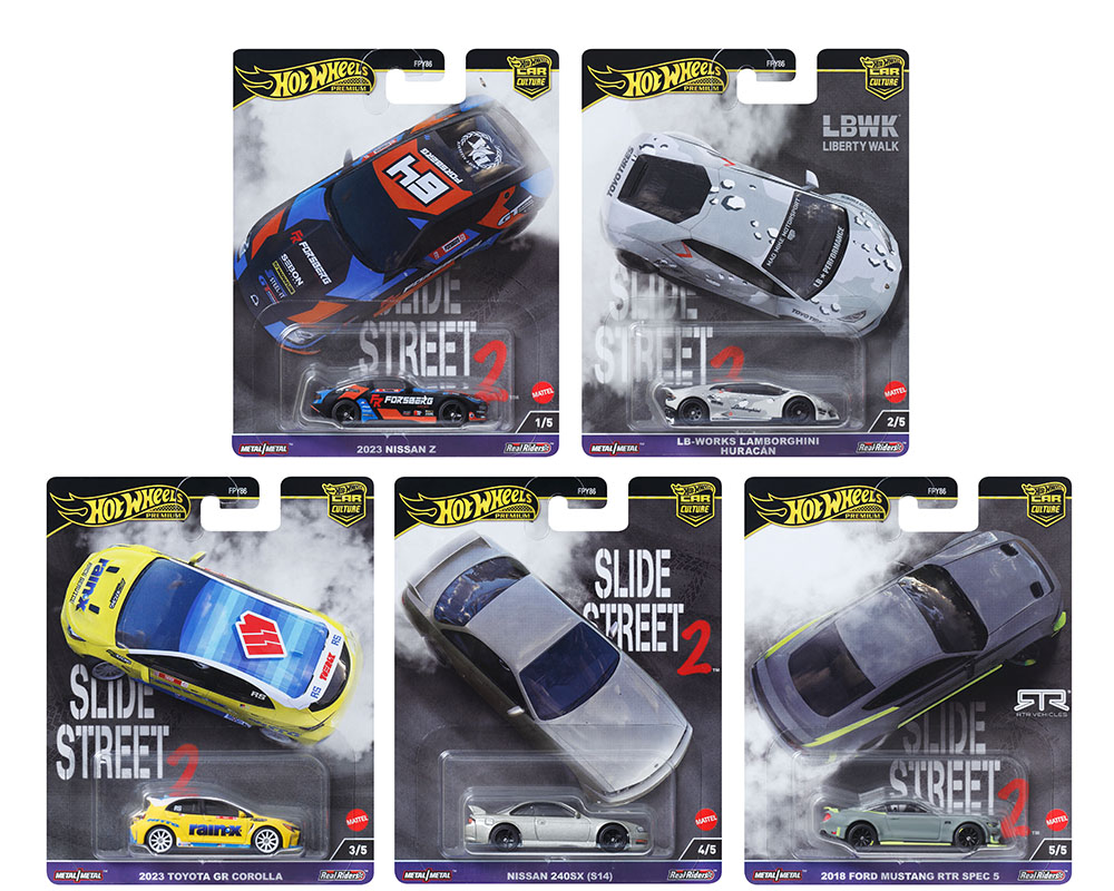hot wheels car culture slide street ii set