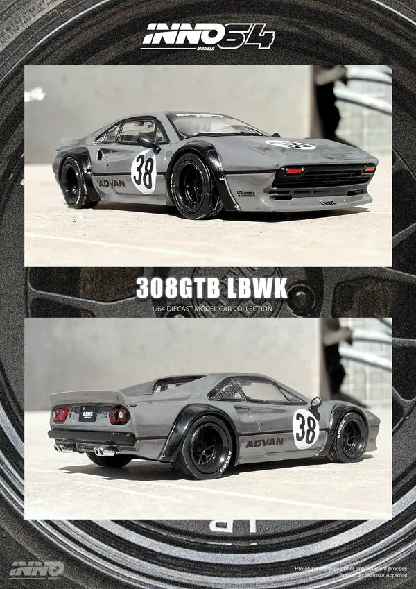 Inno64 Ferrari LBWK 308 GTB - Grey