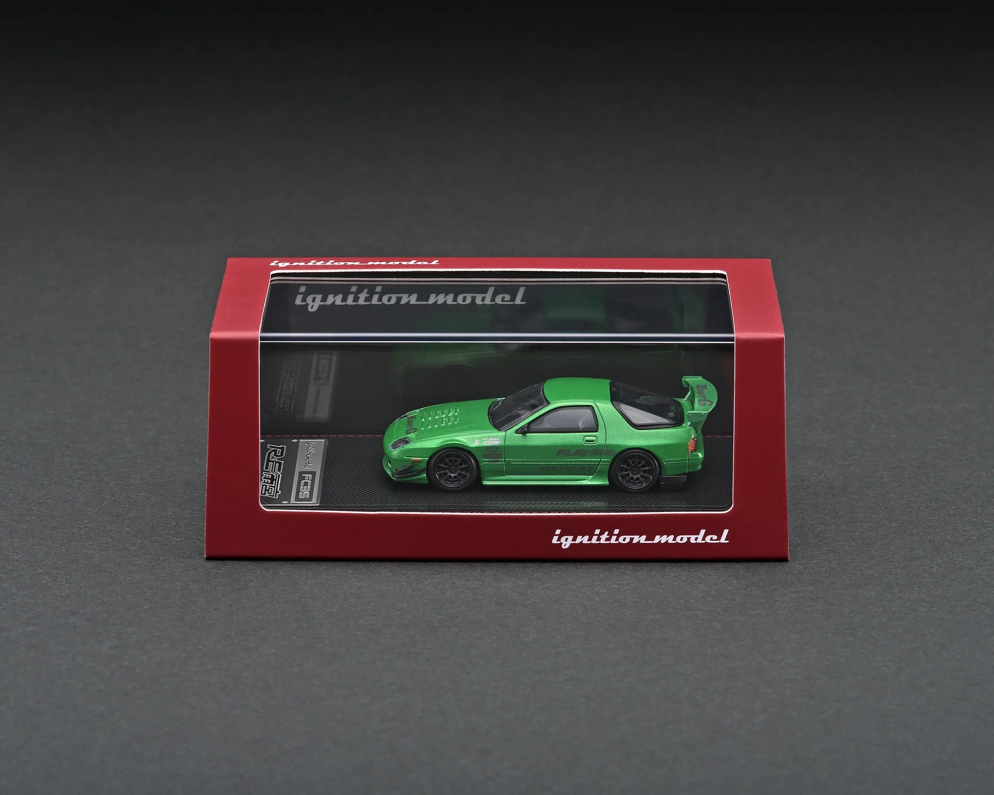 Mazda RX-7 (FC3S) RE Amemiya, green metallic boxed
