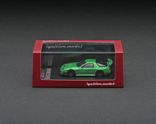 Mazda RX-7 (FC3S) RE Amemiya, green metallic boxed