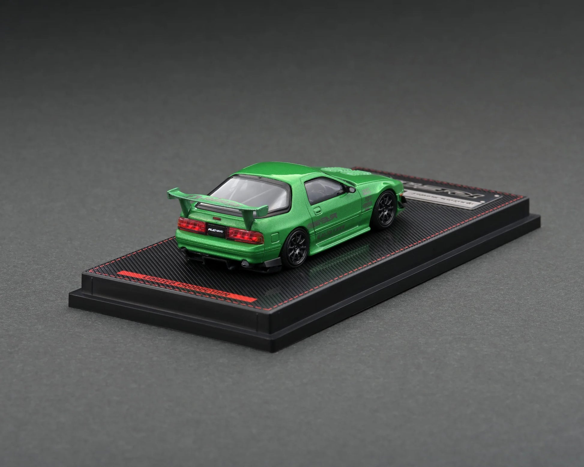 Mazda RX-7 (FC3S) RE Amemiya, green metallic rear
