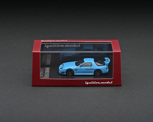 Mazda RX-7 (FC3S) RE Amemiya, light blue boxed