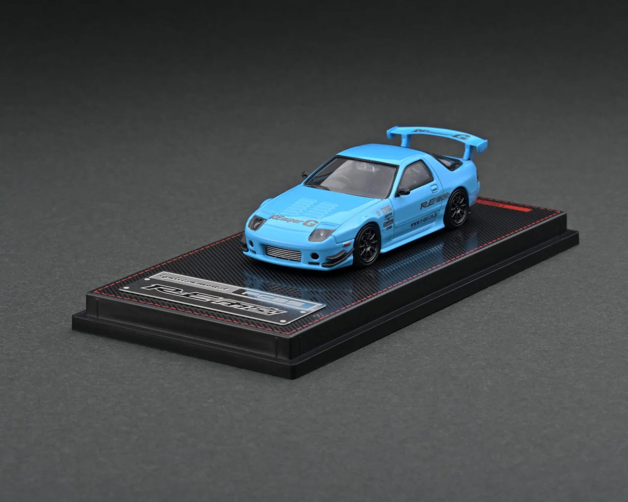 Mazda RX-7 (FC3S) RE Amemiya, light blue front