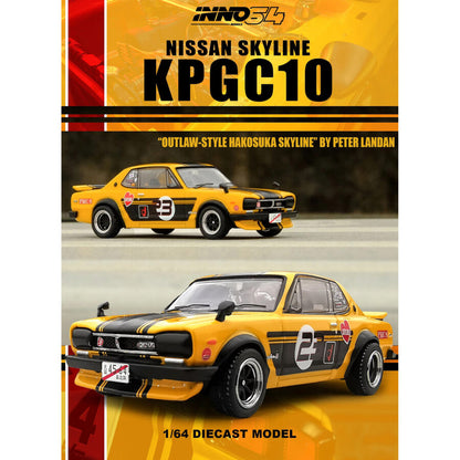 Nissan Skyline 2000 GT-R (KPGC110) - yellow, black