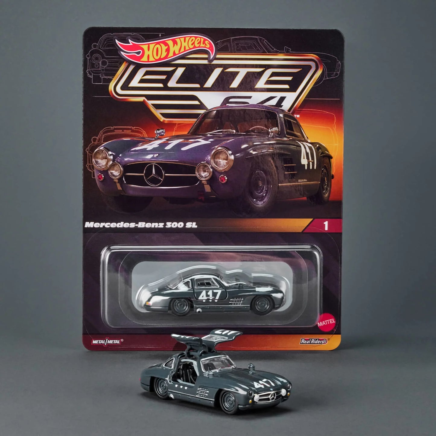 hot wheels elite64 mercedes benz 300 SL