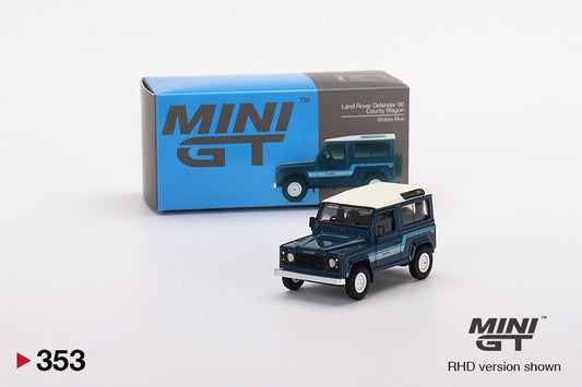 #353 - Land Rover Defender 90 County Wagon (Stratos Blue)