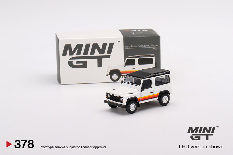 #378 - Land Rover Defender 90 Wagon (White)