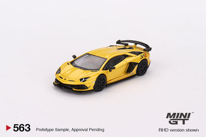 MINI GT Lamborghini Aventador SVJ Giallo Orion MGT00563