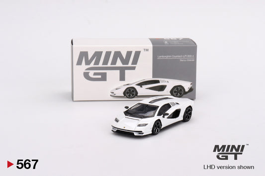 MINI GT Lamborghini Countach LPI 800-4 Bianco Siderale MGT00567