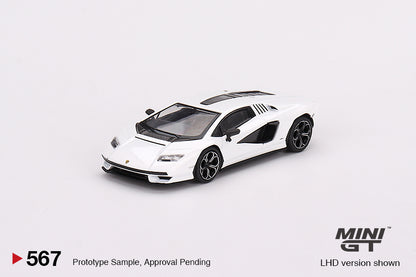 MINI GT Lamborghini Countach LPI 800-4 Bianco Siderale MGT00567