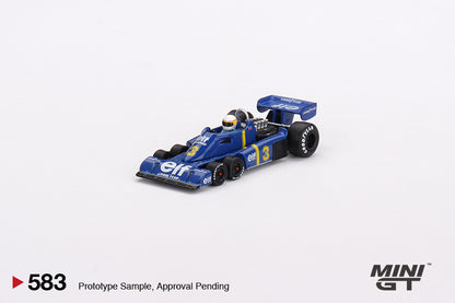 #583 - 1976 Tyrell P34 6-wheeler #3 Jody Scheckter Winner Swedish GP (Blue/Yellow)