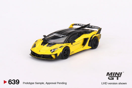 [Előrendelés] Lamborghini LB-Silhouette Works Aventador GT EVO - yellow/black