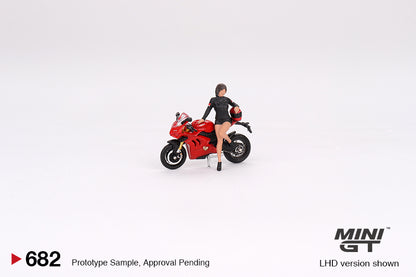 #682 - Ducati Panigale V4 S with Ducati Girl (Red/Black)
