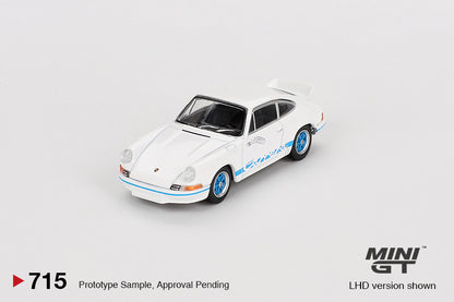 #715 - 1974 Porsche 911 (901) Carrera RS 2.7 Grand Prix White w/ Blue Livery