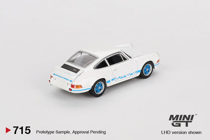 #715 - 1974 Porsche 911 (901) Carrera RS 2.7 Grand Prix White w/ Blue Livery