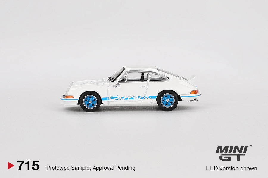 #715 - 1974 Porsche 911 (901) Carrera RS 2.7 Grand Prix White w/ Blue Livery