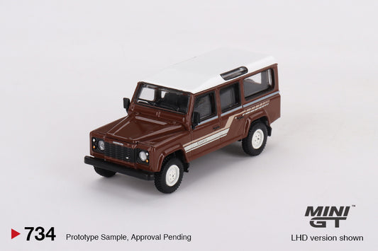 #734 - 1985 Land Rover Defender 110 Country Station, Brown