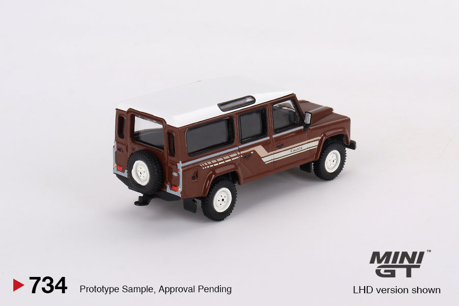 #734 - 1985 Land Rover Defender 110 Country Station, Brown