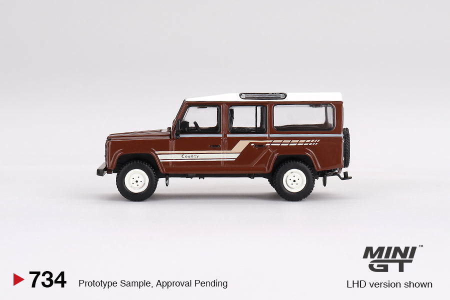 #734 - 1985 Land Rover Defender 110 Country Station, Brown