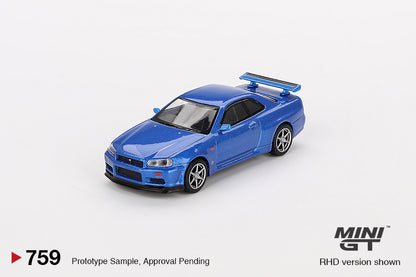 #759 - 1999 Nissan Skyline GT-R R34 V-Spec Bayside Blue