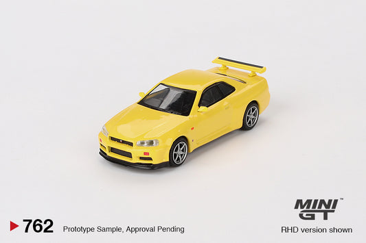 #762 - 1999 Nissan Skyline GT-R (R34) V-Spec Lightning, Yellow