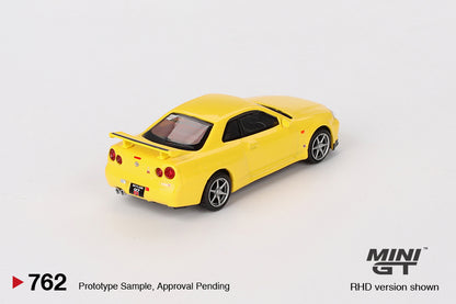 #762 - 1999 Nissan Skyline GT-R (R34) V-Spec Lightning, Yellow