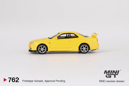 #762 - 1999 Nissan Skyline GT-R (R34) V-Spec Lightning, Yellow