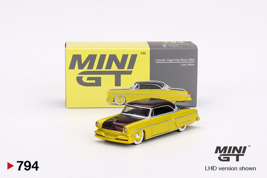 #794 - 1954 Lincoln Capri Hot Rod (Lime Yellow)