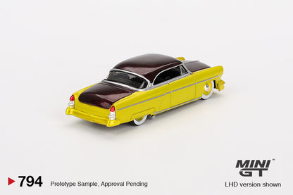 #794 - 1954 Lincoln Capri Hot Rod (Lime Yellow)
