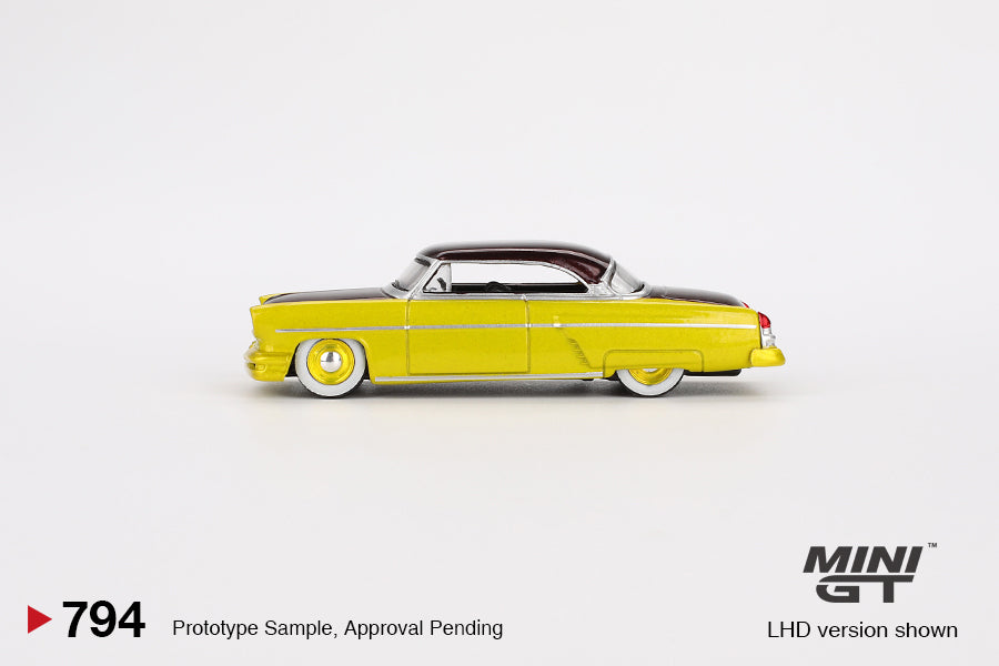 #794 - 1954 Lincoln Capri Hot Rod (Lime Yellow)