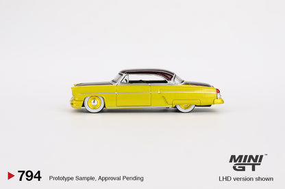 #794 - 1954 Lincoln Capri Hot Rod (Lime Yellow)