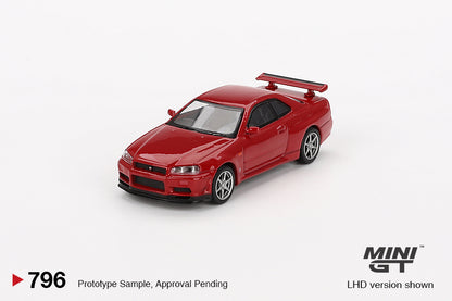 #796 - Nissan Skyline GT-R (R34) V-Spec Active Red 1999