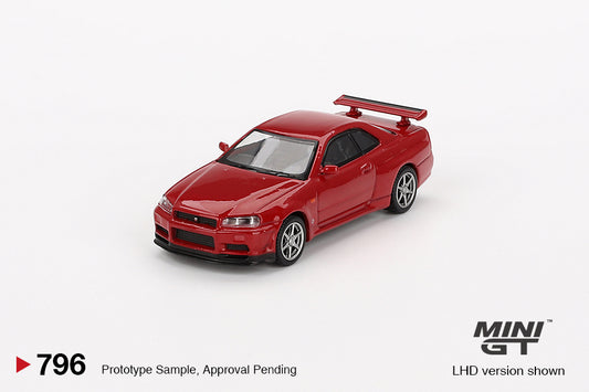 #796 - Nissan Skyline GT-R (R34) V-Spec Active Red 1999