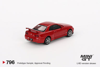 #796 - Nissan Skyline GT-R (R34) V-Spec Active Red 1999