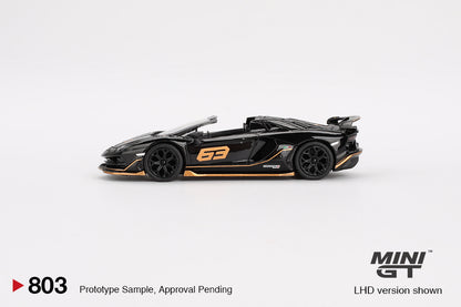 #803 - Lamborghini Aventador SVJ 63 Roadster Nero Aldebaran 2023
