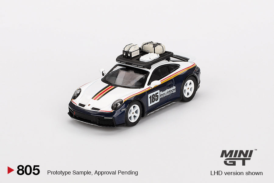 #805 - Porsche 911 (992) Dakar Rallye Design Package White/Gentian Blue Metallic 2023
