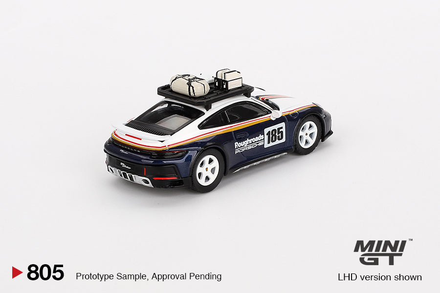 #805 - Porsche 911 (992) Dakar Rallye Design Package White/Gentian Blue Metallic 2023