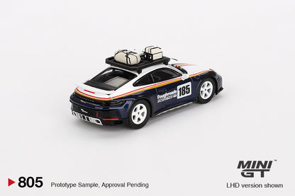 #805 - Porsche 911 (992) Dakar Rallye Design Package White/Gentian Blue Metallic 2023